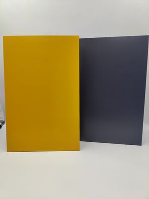 Fire Rated ACP Sheets Stone Grain Surface 0.1mm Aluminum Layer, For Curtain Walls