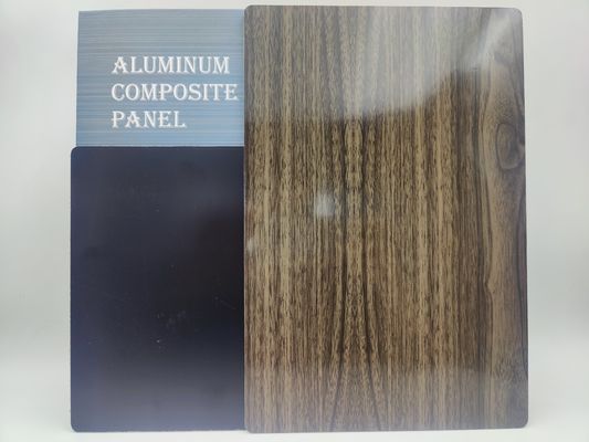 FR ACP Φύλλα Σάντουιτς 0.5mm Αλουμινίου Βουρτσισμένο Φινίρισμα Για Επιφάνειες Πολυτελών Επίπλων