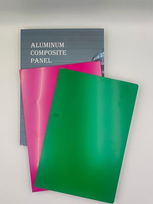 Lastre ACP ignifughe con finitura lucente di 4 mm di spessore per facciate di edifici pubblici