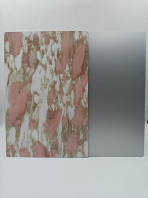 FR ACP Cladding Sheets 4.0mm Core Stone Grain Surface Finish For Exterior Building Facades