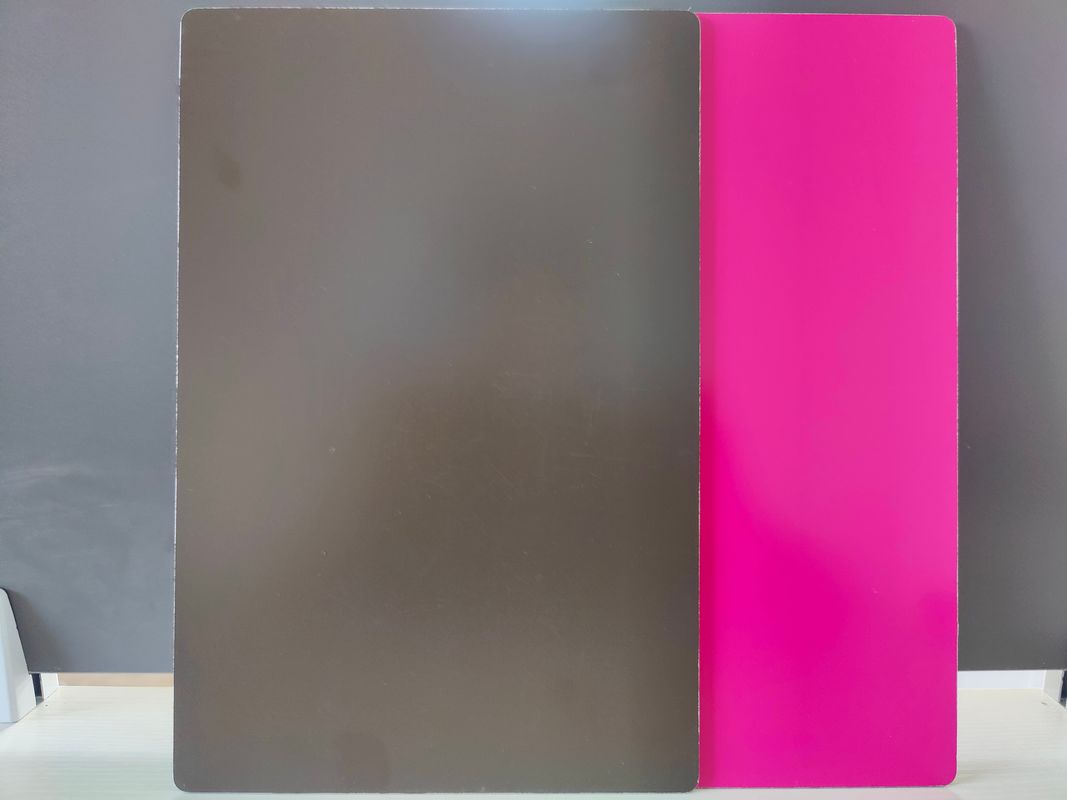 PE-Aluminium-Verbundplatte HDPE-Beschichtung Spiegel Veredelung 3,0 mm Dicke Für Innenarchitektur