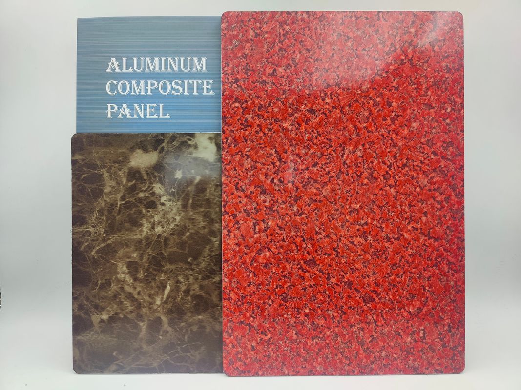 Fire Rated ACP Wall Sheets Polyester Coated 3.0mm Thick for Interior Partition Systems