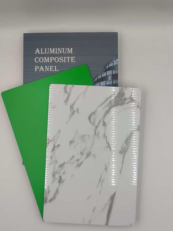 Feuerschutzfähige ACP-Blätter in regelmäßiger Farbe 0,5 mm Aluminium-Schicht für feuersichere Decken