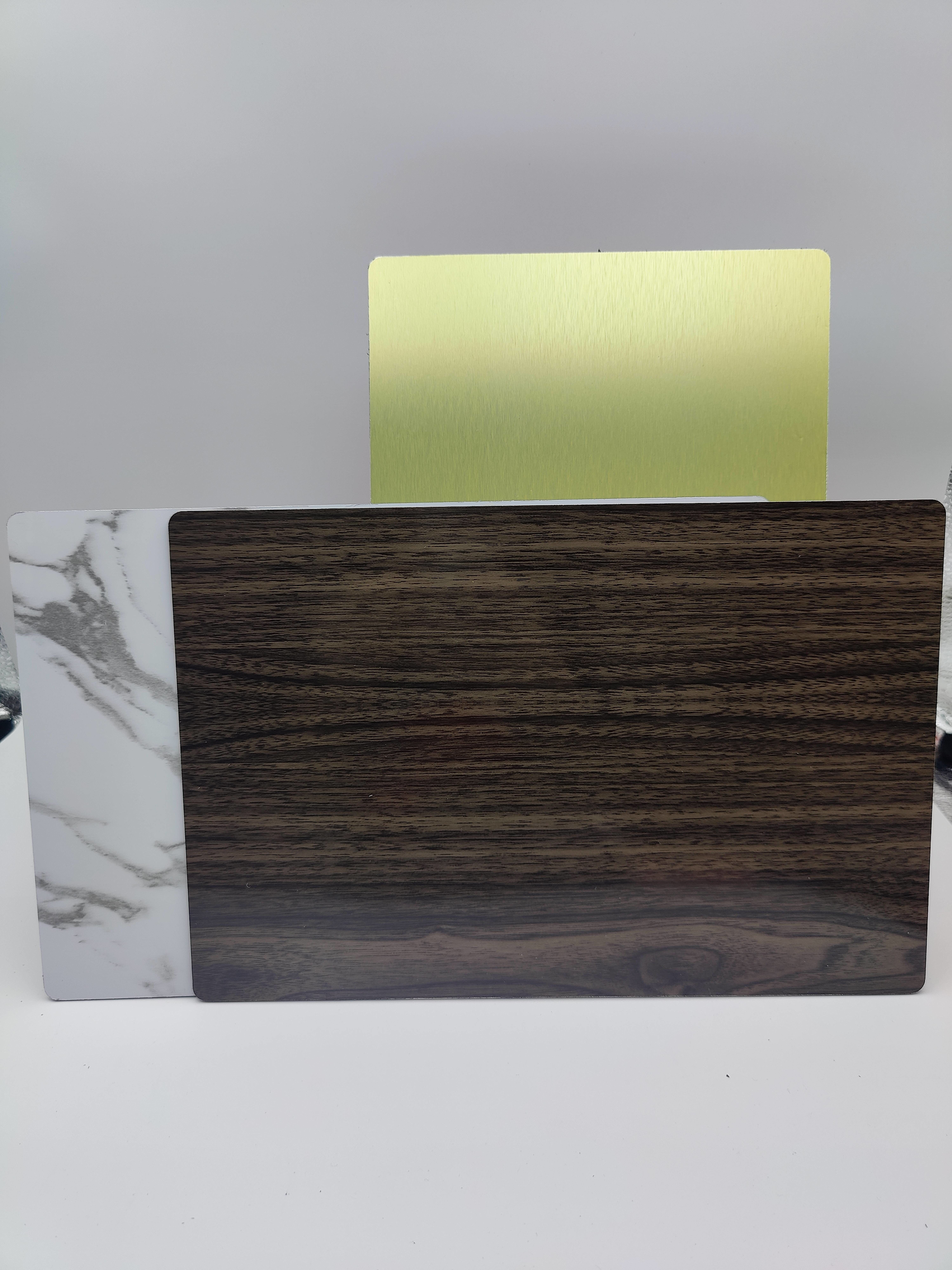 Mirror Finish PVDF Aluminum Composite Panel Sheet 4mm  Brushed
