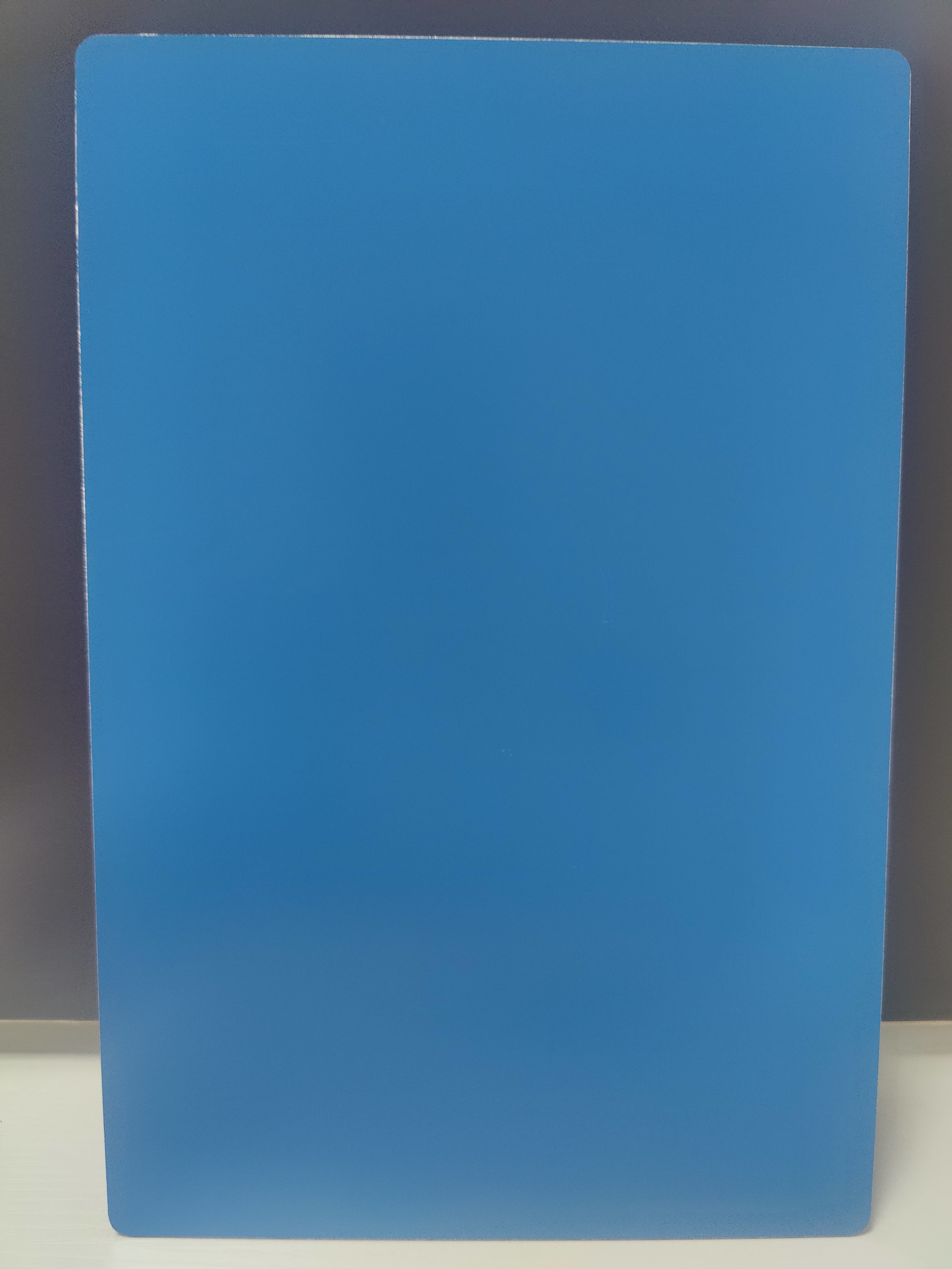 HDPE Coated PVDF ACP Sheets 0.18mm Aluminum Layer 5.0mm Thickness Brushed Finish For Elevator Paneling