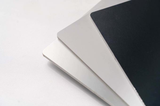 Fire Rated ACP Panel Sheets 5.0mm Thickness Brushed Metal Surface for ...